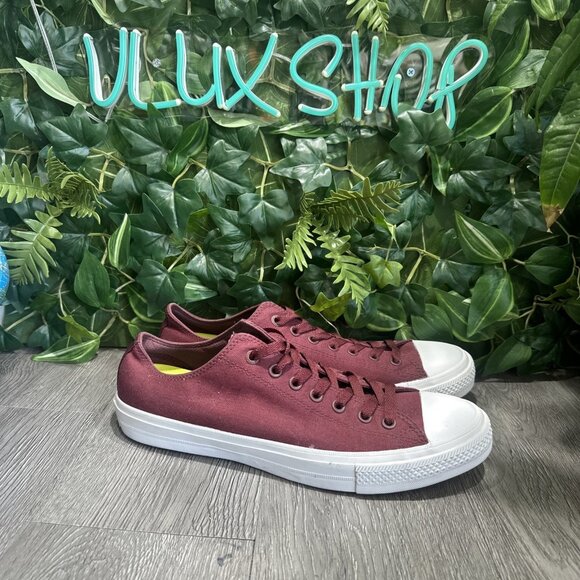 Converse All Star Shoes Chuck Taylor Lunarlon Men Size 11 Burgundy